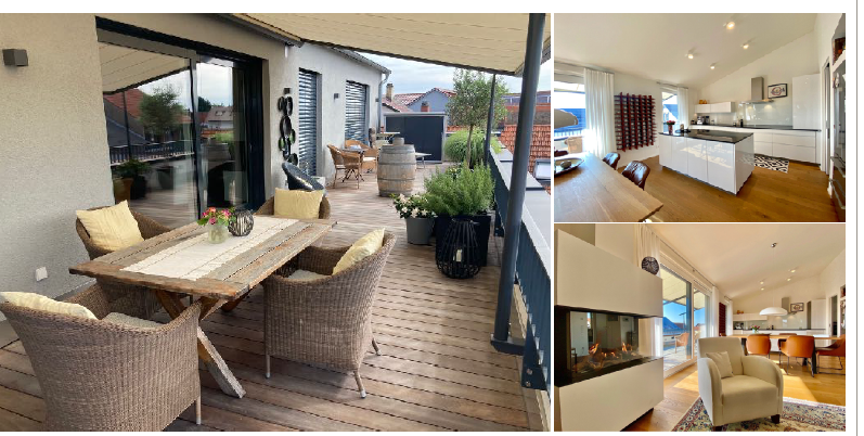 Etagenwohnung Reilingen - 3.5 Zimmer, 162 m&sup2;, 2.250&euro; | Angebot:24806441